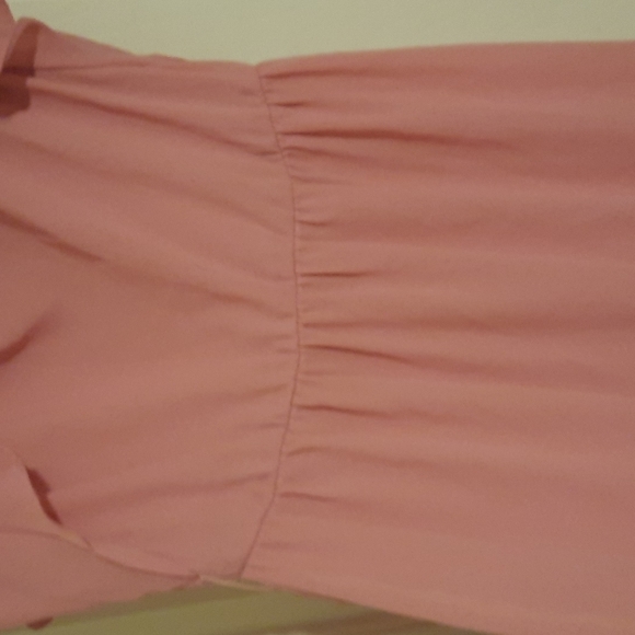 Vintage L.T.D. pink mauve dress by Roberta size 9/10 beautiful seed bead detail - Picture 3 of 9